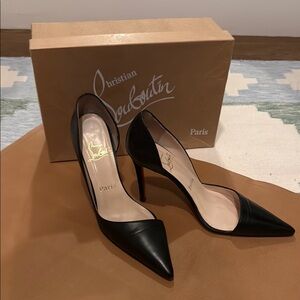 Christian Louboutin Black Patent Leather Heels